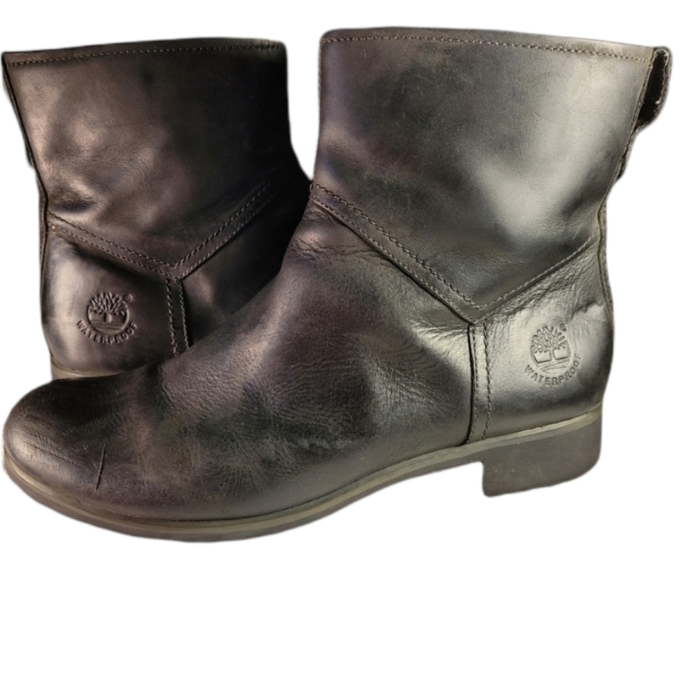 TIMBERLAND WOMENS LEATHER ANKLE BOOT